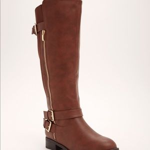 Torrid cognac boots size 10 NIB